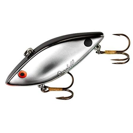 Cotton Cordell Super Spot Lipless Crankbait, 3, 12 Oz ChromeBlack, Sinking C2504